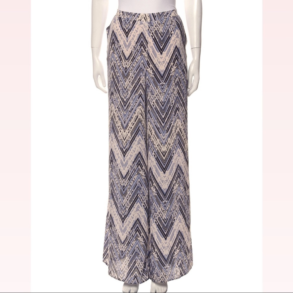ASTR striped wide leg pants